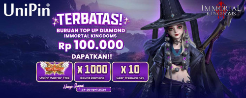 TERBATAS! Raih [UniPin Warrior Title] di Immortal Kingdoms M dengan Top Up di UniPin Sekarang!